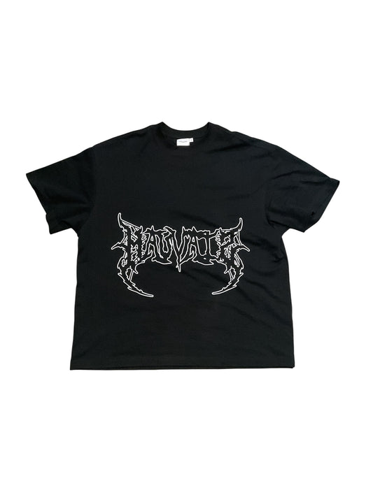 black MAUVAIS metal tee
